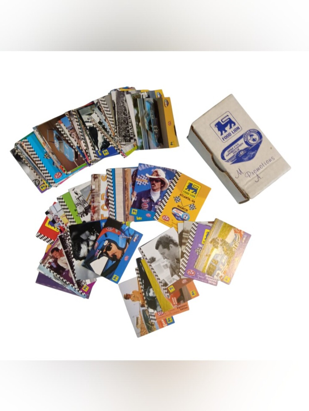 RICHARD PETTY 1992 Food Lion Fan Appreciation Tour Complete Set 116 Cards NASCAR